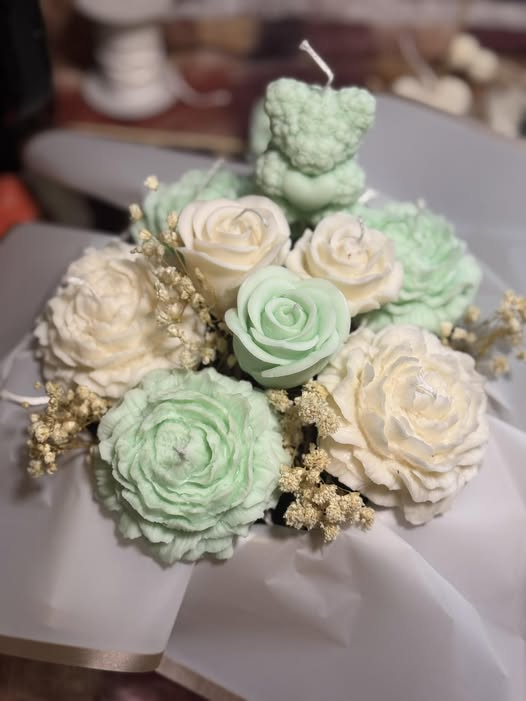 Flower Candle Bouquet
