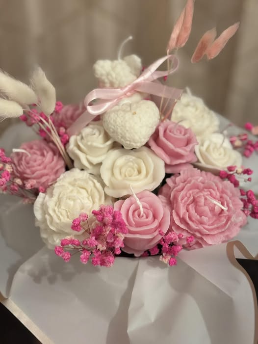 Flower Candle Bouquet