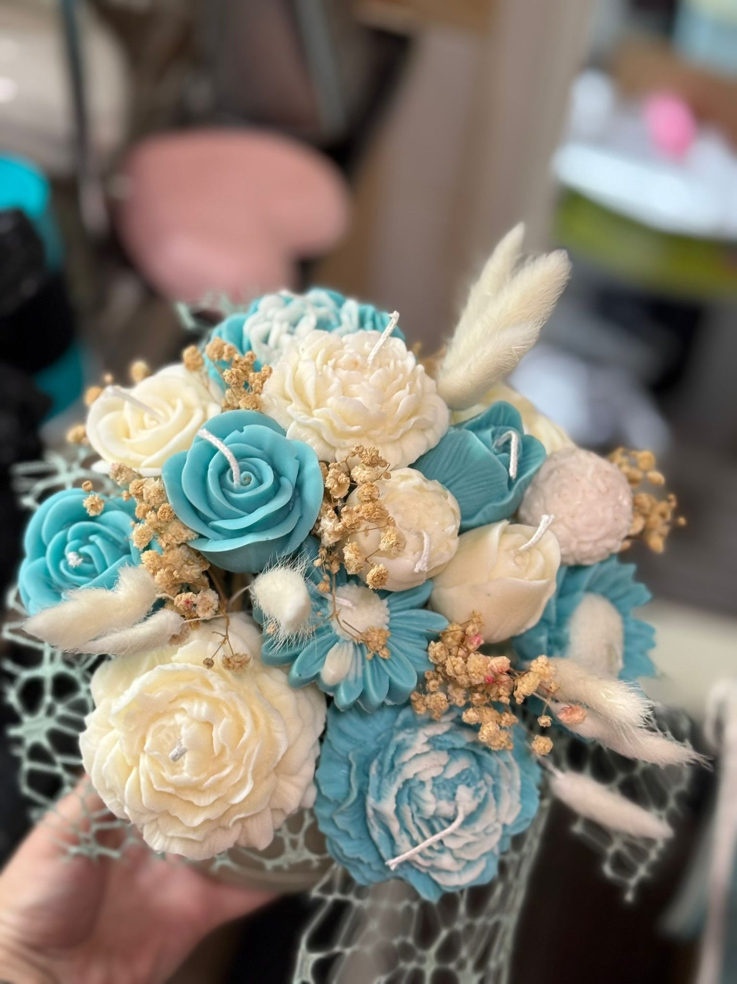 Flower Candle Bouquet