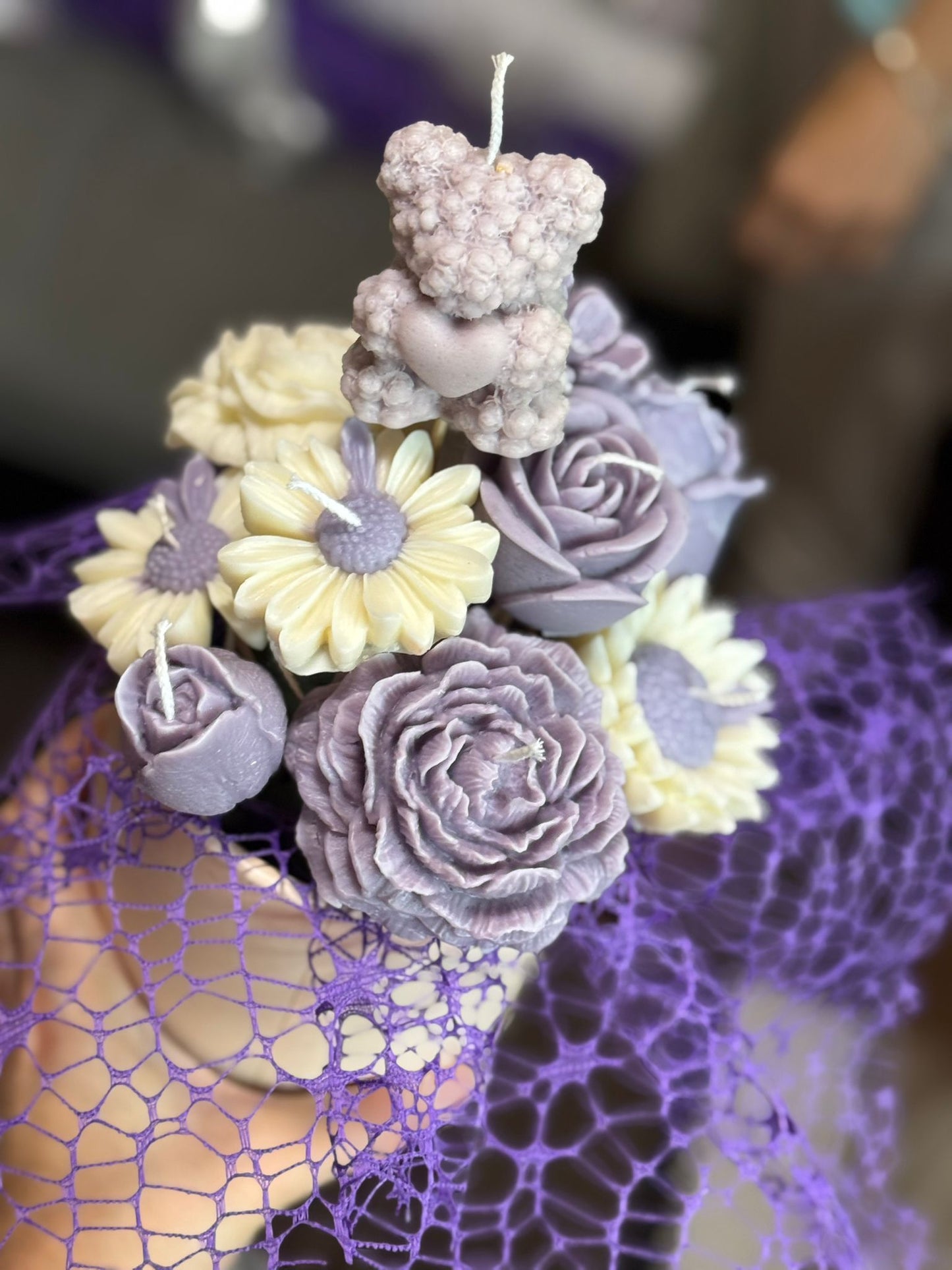 Flower Candle Bouquet