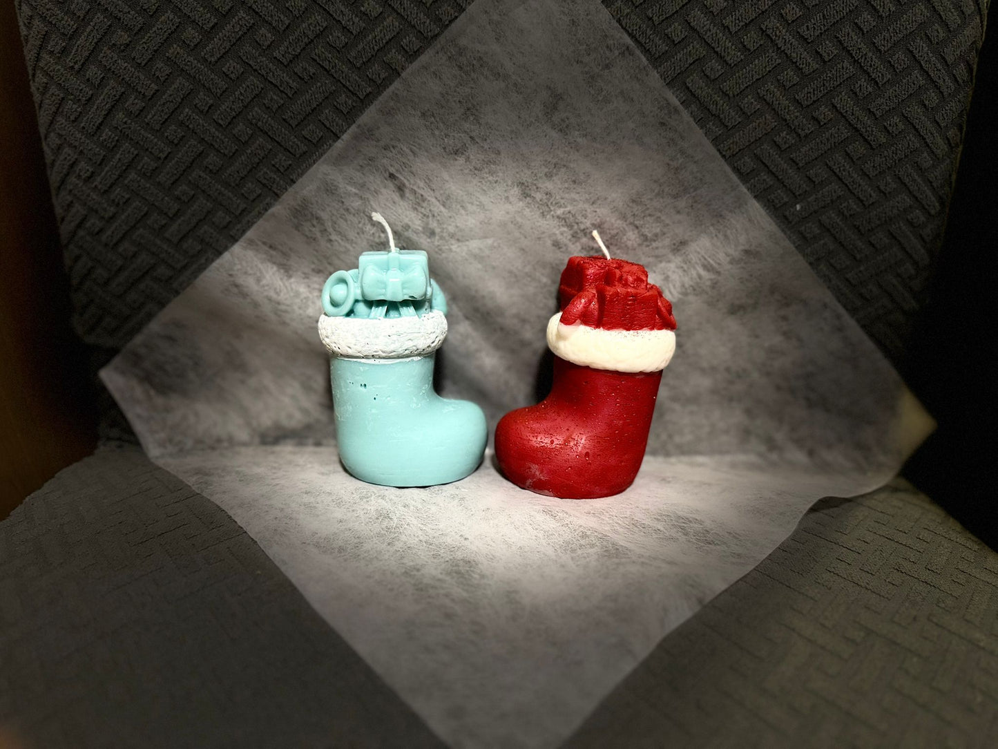 North Pole Boot Candles