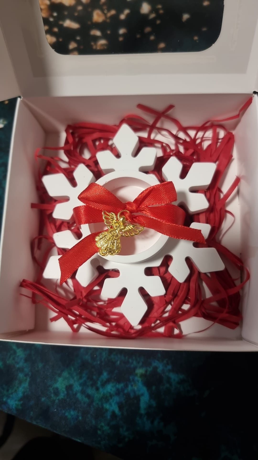 Heavenly Snow Candle Holder