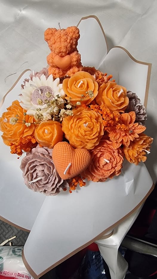Flower Candle Bouquet